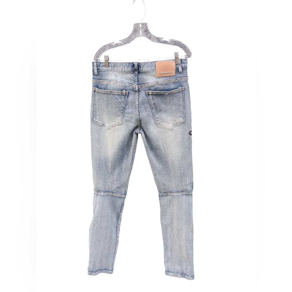 FIRST ROW Graphic Denim Racing Jeans - Picture 5 of 14